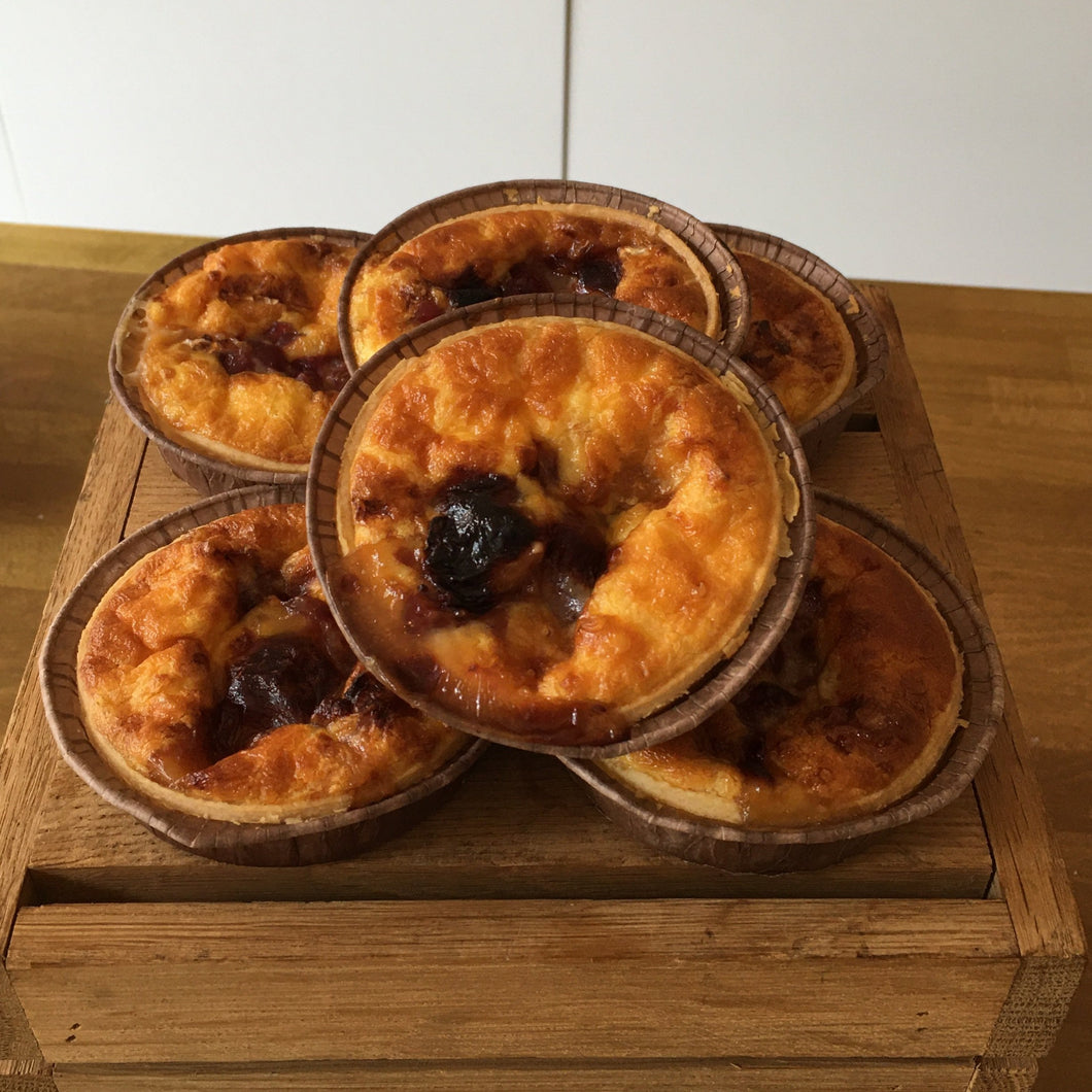 Scottish Clava brie & cranberry quiche